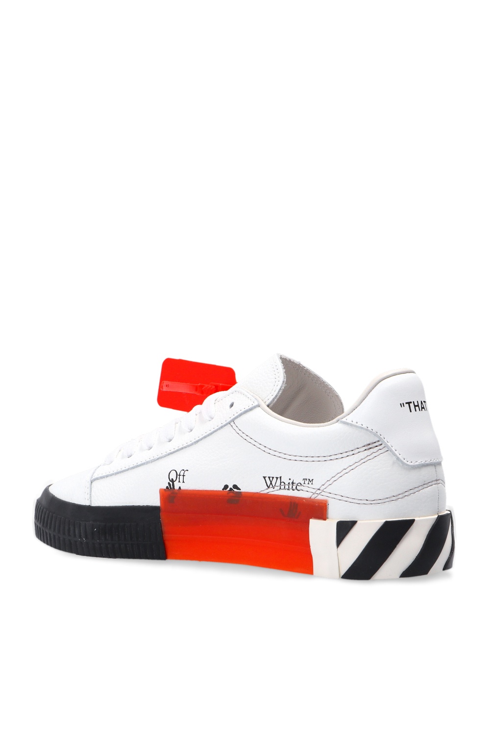 Trainers with clearance orange tag